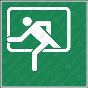 Notausstiegfenster linksweisend