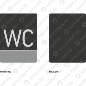 WC - doppelseitig