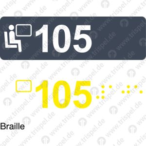 Sitzplatznummer 105 - ICE 3 RD