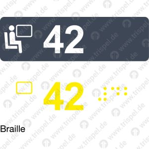 Sitzplatznummer 42 ICE 3 RD