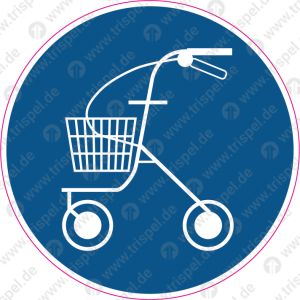 Rollator bzw. fahrbare Gehhilfe