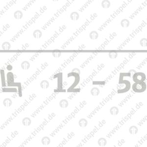 Sitzplatzsymbol + Sitzplatznummer12 - 58