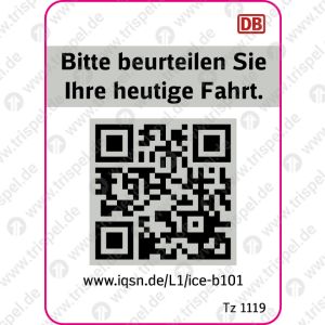 QR - Code Kundenzufriedenheit11_b101_Tz 1119- auf Bogen mit 12 Nutzen !BR 411 - Maißen