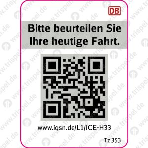 QR - Code Kundenzufriedenheit3_h33_Tz 353- auf Bogen mit 12 Nutzen !BR 403 - Neu-Ulm