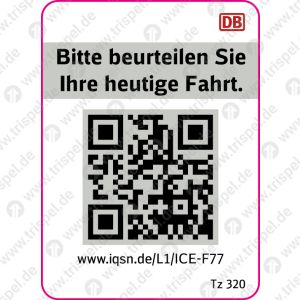 QR - Code Kundenzufriedenheit7_f77_Tz 320- auf Bogen mit 12 Nutzen !