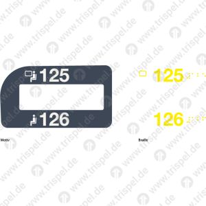 Sitzplatzreservierungsanzeige 125 + 126 ICx - rechte Seite
