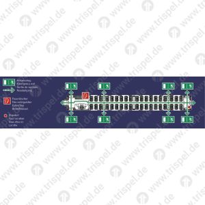 Evakuierungsplan / Fluchtweg (BR 407 - Apmzf 407.7 WE2) = SW 06