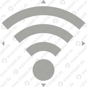 WLAN Logo für den AußenbereichTürbereich im Projekt Mitteldeutsche S-Bahn 2 bzw. Saxonia-Express- mit Montagehilfe -