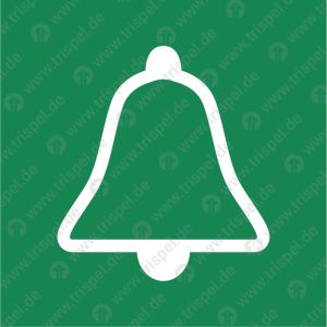 Glockensymbol für Sprechstelle(Sprachstelle, Alarm, Notsignal)Notruftaster mit Glockensymbol