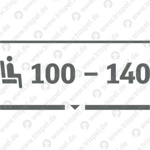 Sitzplatz 100-140Einsatz Stadler KISS