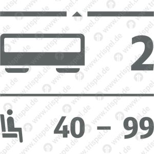 Wagen 2Sitzplatz 40-99Einsatz Stadler KISS
