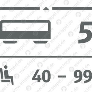 Wagen 5Sitzplatz 40-99Einsatz Stadler KISS