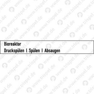 Bioreaktor Druckspülen I Spülen I Absaugen