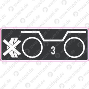 Absperrung Drehgestellbremse 3Symboldarstellung nach DIN EN 15877-2