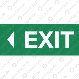 Exit (Pfeil linksweisend)