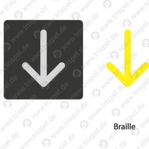 Richtungspfeil unten