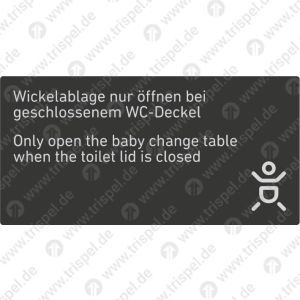 Wickelablage öffnen....2-sprachig D, E