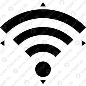 WLANfreistehend auf Glas