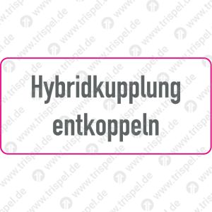 Hybridkupplung entkoppeln