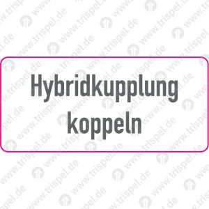Hybridkupplung koppeln