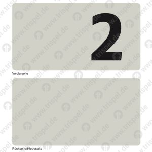 Piktogrammstreifen doppelseitigblanko2. KlasseAnschlag links