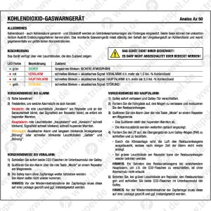 WarnschildKohlendioxid-GaswarngerätAnalox Ax 50