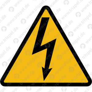 Wechselkippcontainer BeschriftungBlitzpfeil, Dreieck, SL 265