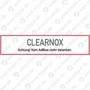 CLEARNOXAchtung! Kein AdBlue mehr betanken