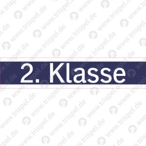 Sicherheitsstreifen Doppeltür 2. KlasseICE1 Kurzzug Deklassierung