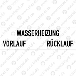 WASSERHEIZUNGVORLAUF RÜCKLAUF