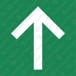 Richtungspfeil oben, links, unten und rechts - langnachleuchtend - Einsatz VBB