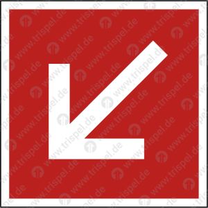 Richtungspfeil diagonal(lang nachleuchtend)Projekt: VBB