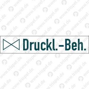 Absperrhahn für Druckl.-Beh. -Piktogramm-