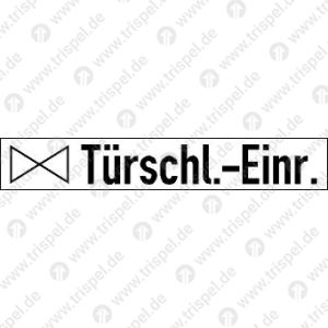 Absperrhahn für Türschl.-Einr. -Piktogramm-