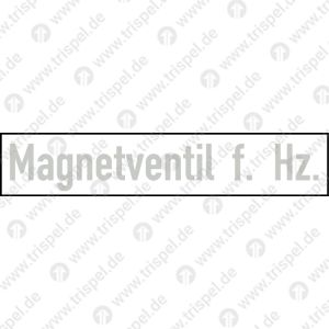 Magnetventil f. Hz.