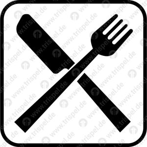 Restaurant für Kartusche -Piktogramm-