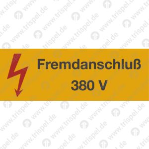 Fremdanschluss 380 V