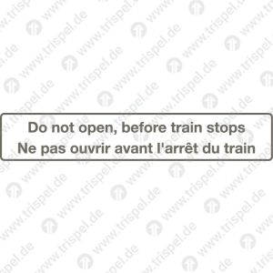 Nicht öffnen bevor ... (engl./franz.)