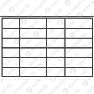 Raster für wagentechnische Betriebsuntersuchung (wiederablösbar)
