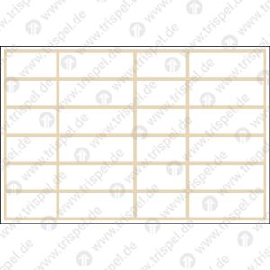 Raster für wagentechnische Betriebsuntersuchung (wiederablösbar)