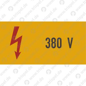 380 V mit bz. Blitzpfeil