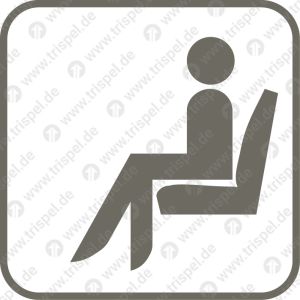 Gangplatz -Piktogramm-