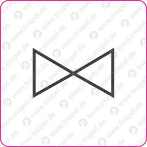 Absperrhahn -Piktogramm-