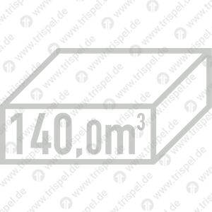 Fassungsvermögen des Laderaumes - 140,0 m3