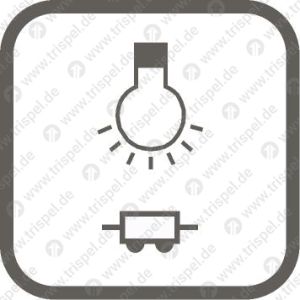 Wagenbeleuchtung Piktogramm