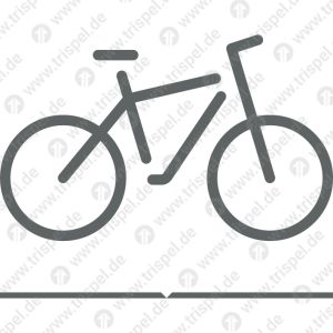 Fahrradsymbol Lenker rechts mit Montagehilfe