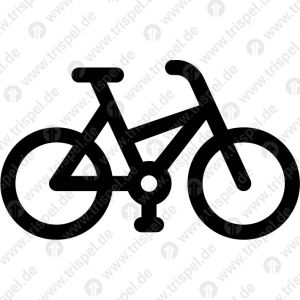 Fahrradsymbol Lenker rechts -