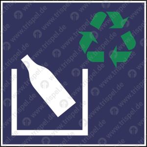 Abfallbehälter für Glas