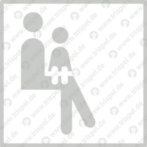 Person mit Kleinkind, Piktogramm für Informationskartusche