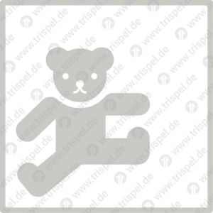 Kinderspielraum (Teddybär), Piktogramm für Informationskartusche